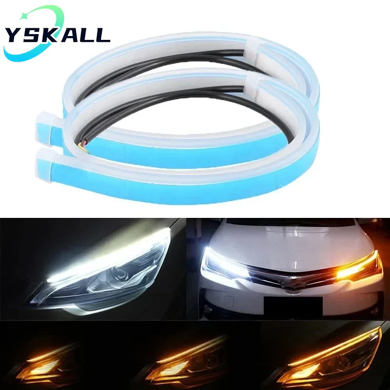 Car Led Strip 12V Waterproof - 1 paar 12V LED DRL Auto