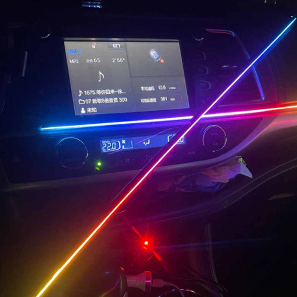 Car Dashboard Light Fiber Optic - 110CM/75CM/35CM Für LED Streifen Symphonie Auto