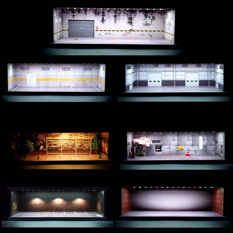 Car Ambient Lighting 18 In 1 - Neue 1/64 Skala Auto Garage Modell