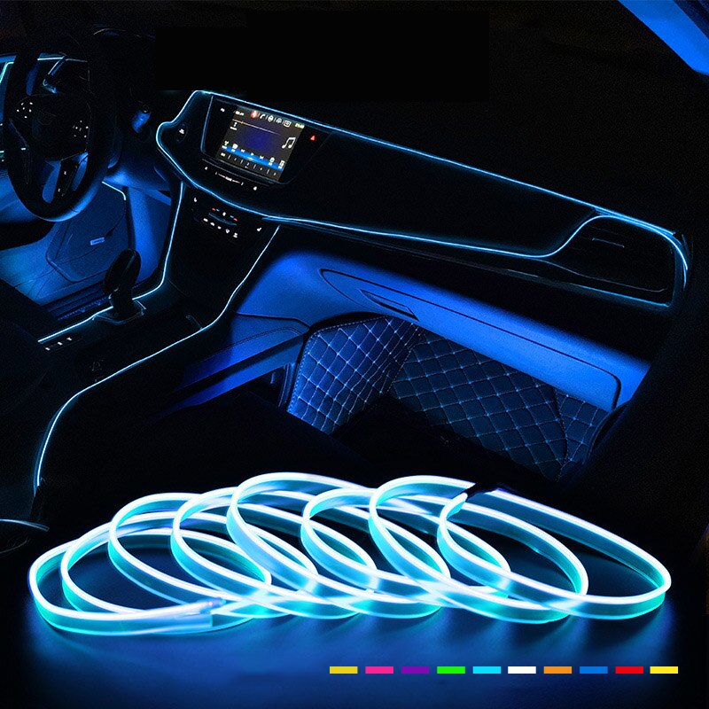 Car Interior Neon Light Usb - 2m/3m/5m LED Auto Innendekoration Licht el