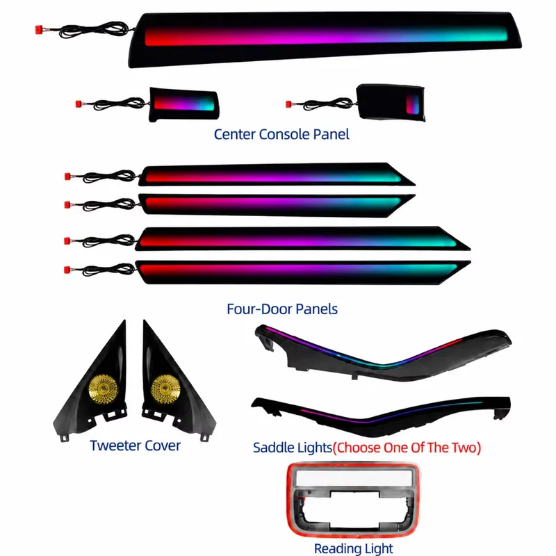 Car Ambient Light Door Panel Acrylic - Auto-Ambientelicht für Honda Civic 2016 26LED