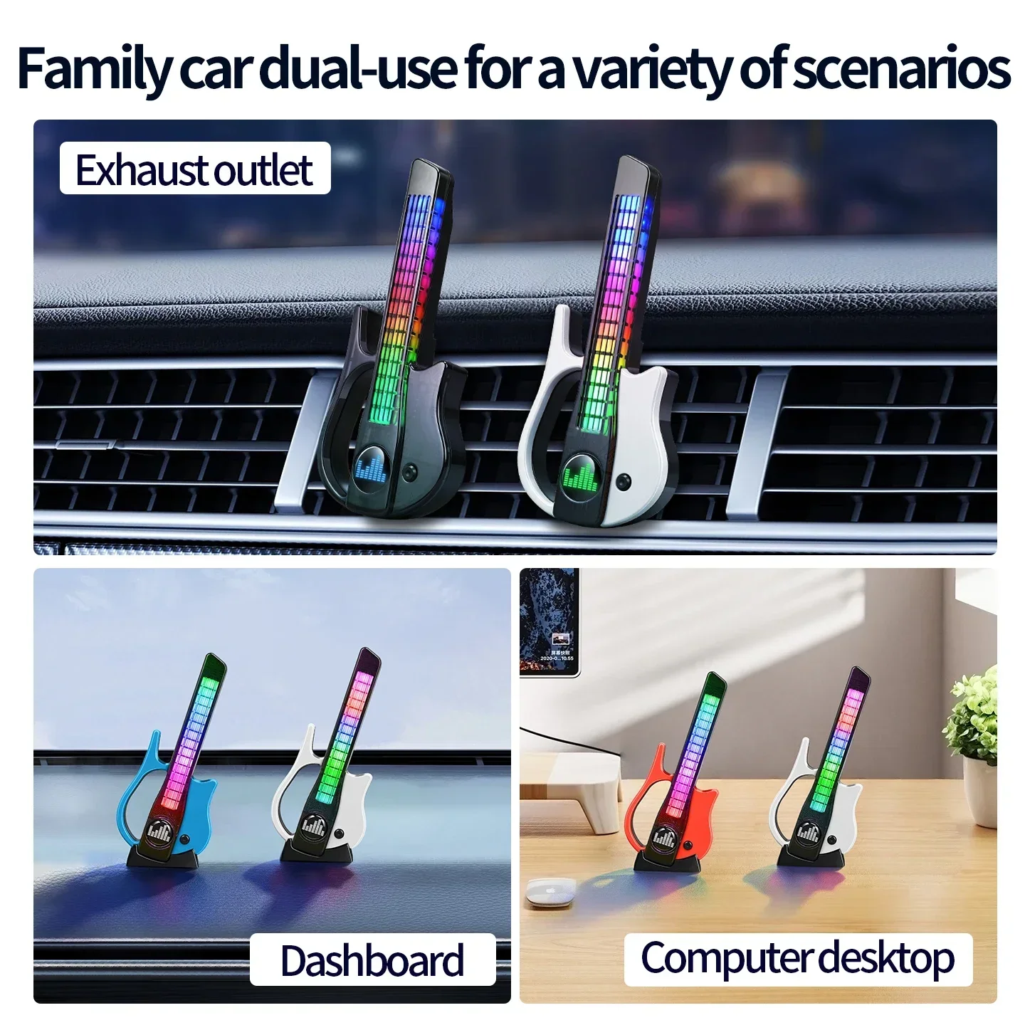 Schallaktivierte RGB-Musik-Rhy – Car Ambient Light Sound Activated Bewertung und Preis