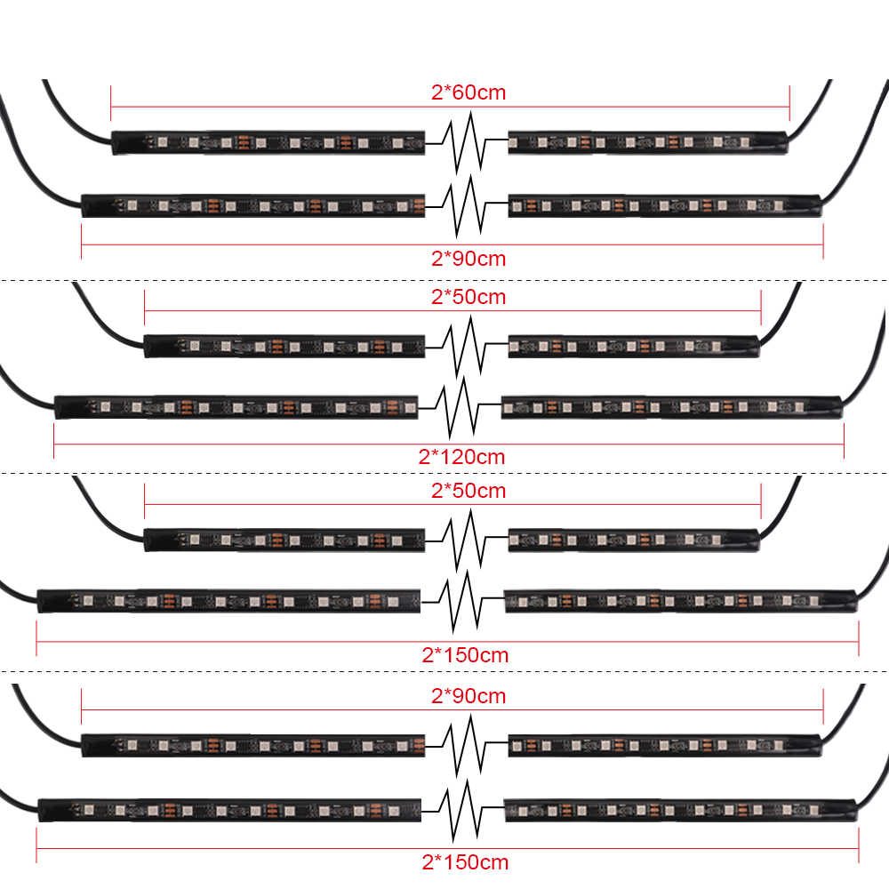 Neon LED RGB Auto Under glow B – Car Led Strip 12V Waterproof Bewertung und Preis