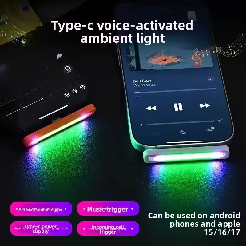 Exquisite USB-C RGB Soundaktiv – Car Ambient Light Sound Activated Bewertung und Preis