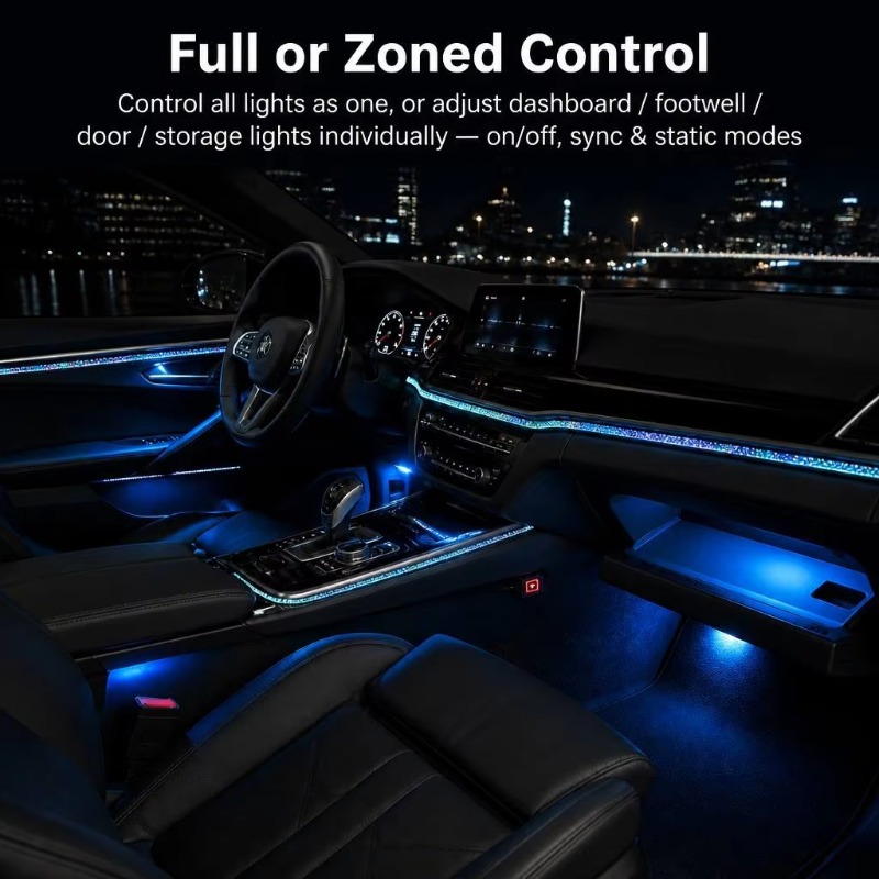 Auto-Ambientebeleuchtungs-Set  – Car Ambient Lighting 18 In 1 Bewertung und Preis