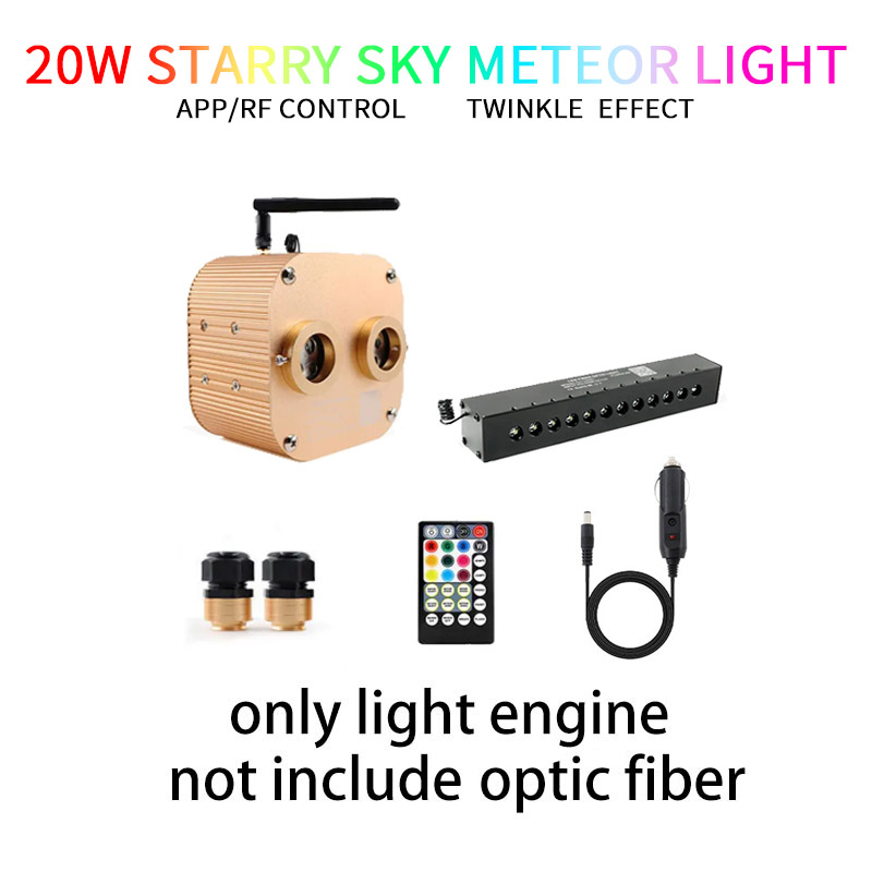 20W Meteor Twinkle Auto Starry – Car Roof Star Light Fiber Optic Bewertung und Preis