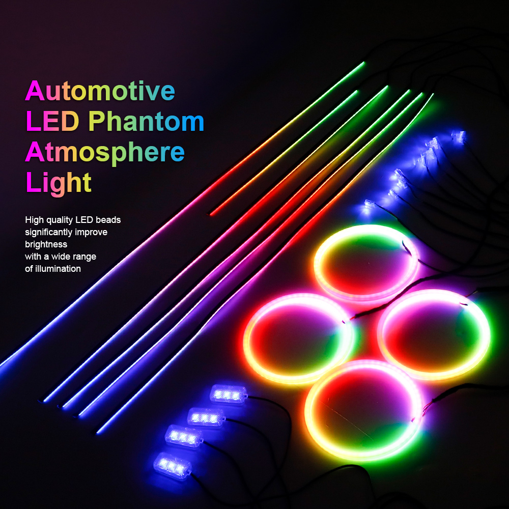 6/10/14/18/22 in 1 Auto-Ambien – Car Ambient Lighting 18 In 1 Bewertung und Preis