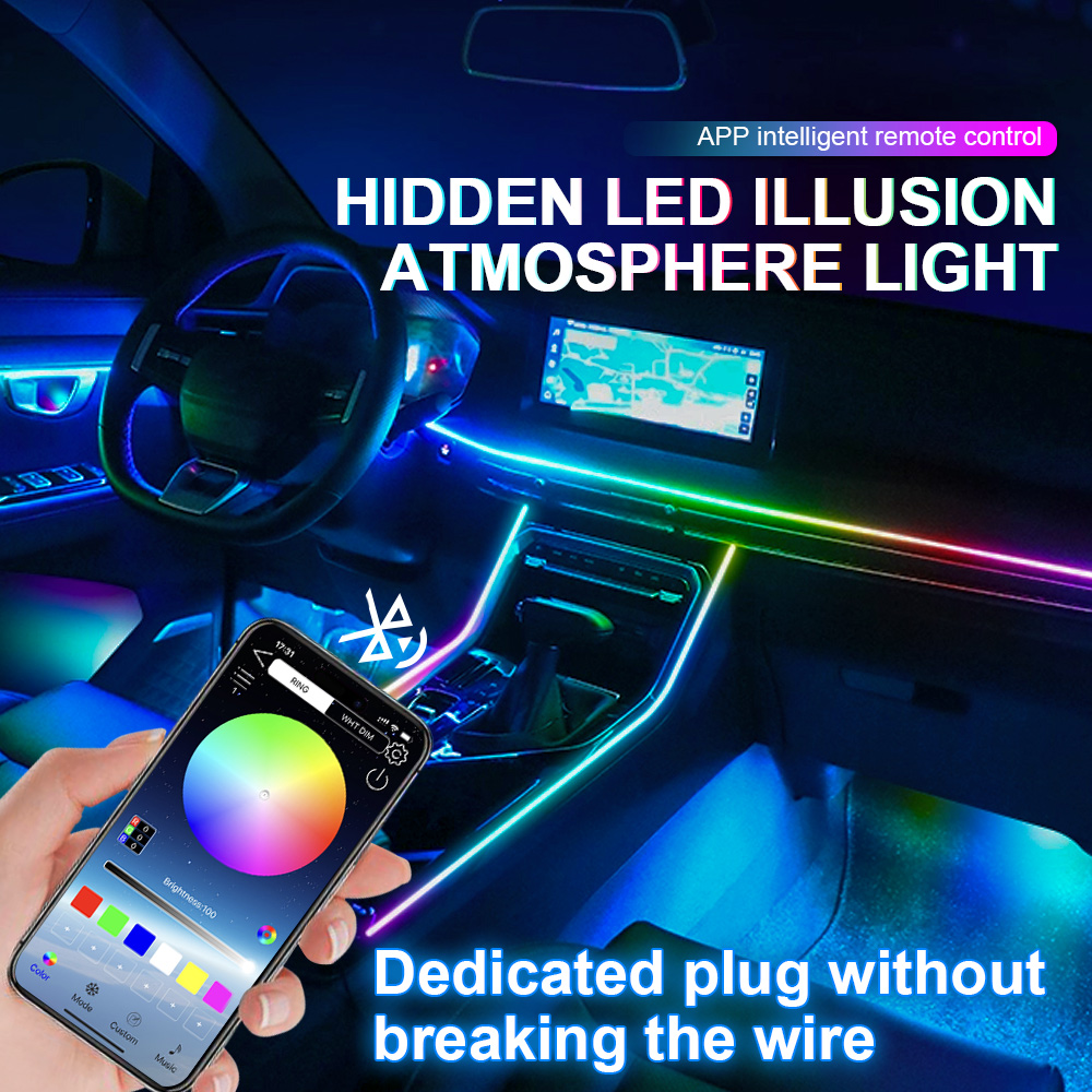 6/10/14/18/22 in 1 Auto-Ambien – Car Ambient Lighting 18 In 1 Bewertung und Preis