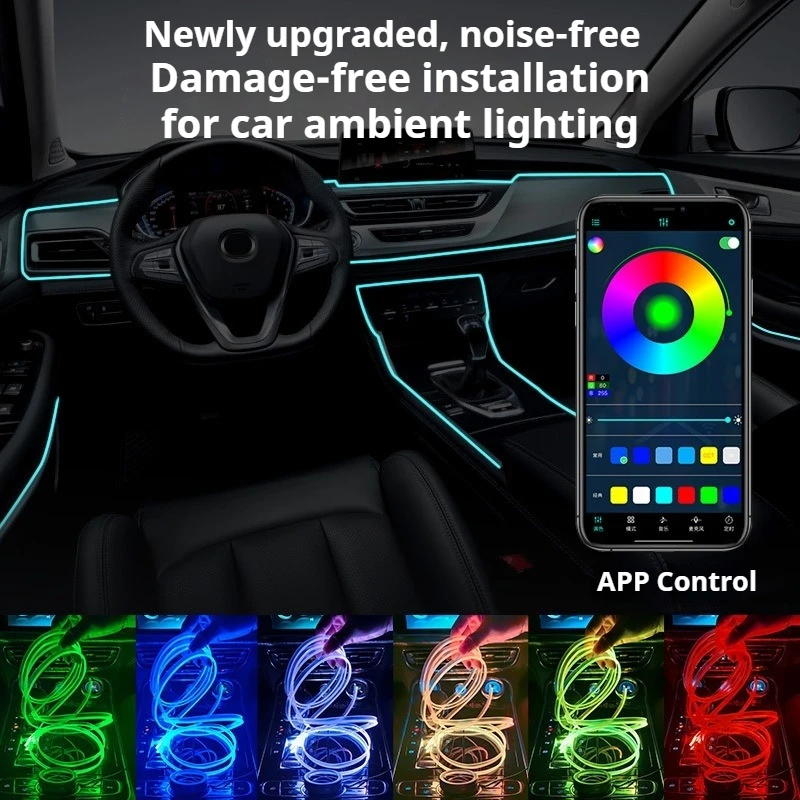 Auto RGB LED Innenraum-Ambient – Car Ambient Light Sound Activated Bewertung und Preis