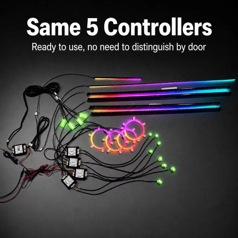 Auto-Ambientebeleuchtungs-Set  – Car Ambient Lighting 18 In 1 Bewertung und Preis