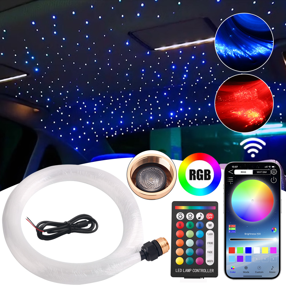 Neue 16w Twinkle Rgbw Sternen  – Car Roof Star Light Fiber Optic Bewertung und Preis