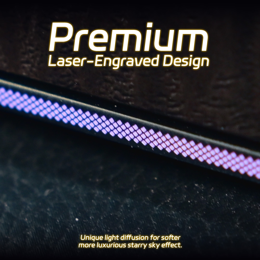 Lasergraviertes 64-Farben-RGB- – Car Ambient Lighting 64 Color Bewertung und Preis