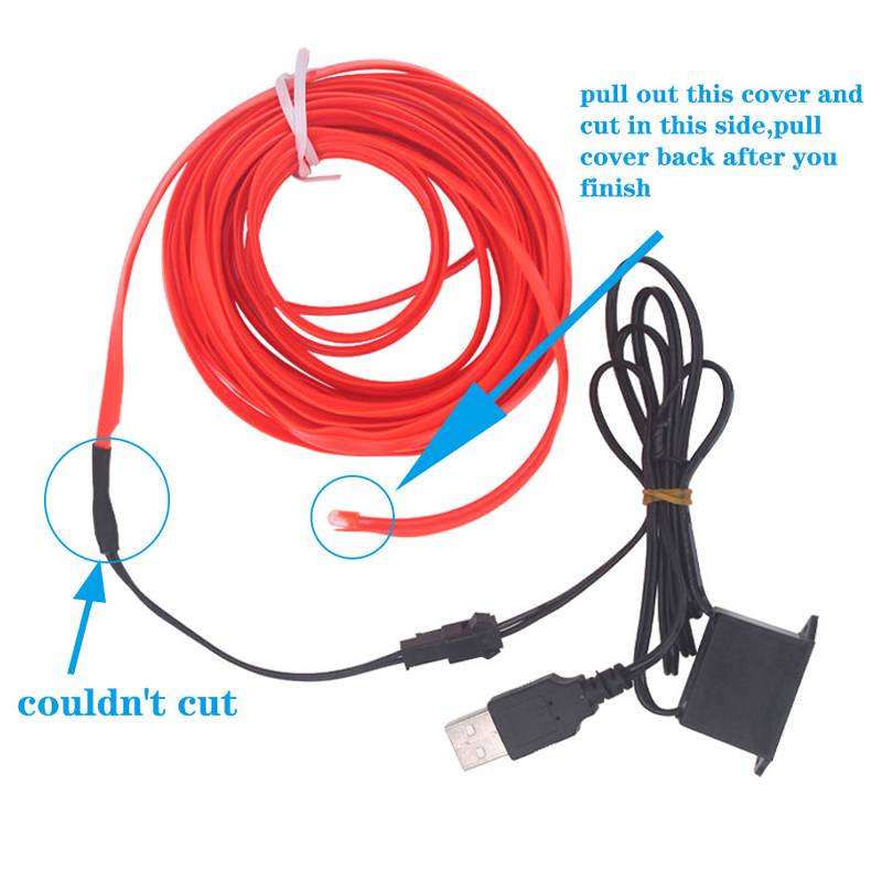 3/5M Auto-Innenraum-LED-Lichtl – Car Interior Neon Light Usb Bewertung und Preis