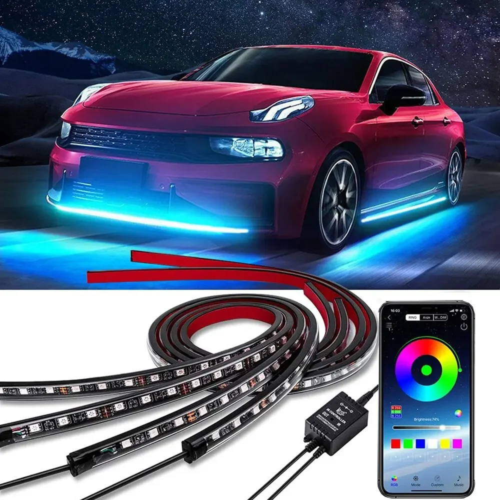 Neon LED RGB Auto Unterlicht B – Car Led Strip 12V Waterproof Bewertung und Preis