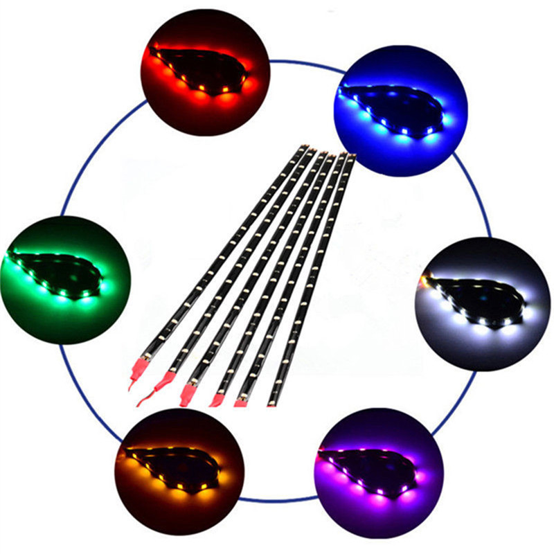 6PCS wasserdichte 15 SMD DC 12 – Car Led Strip 12V Waterproof Bewertung und Preis