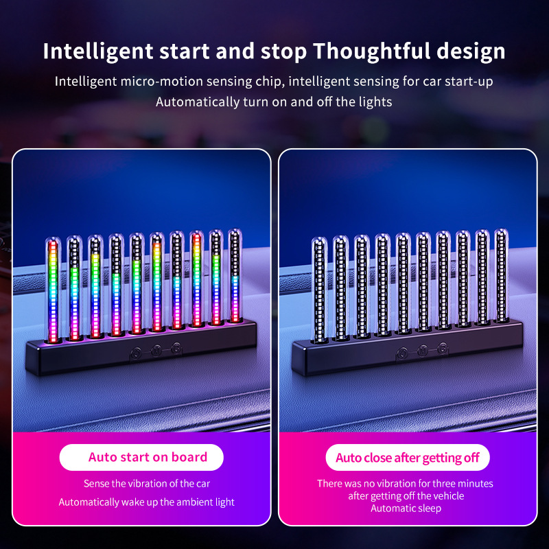Auto-Ambientebeleuchtung, Rhyt – Car Ambient Light Sound Activated Bewertung und Preis