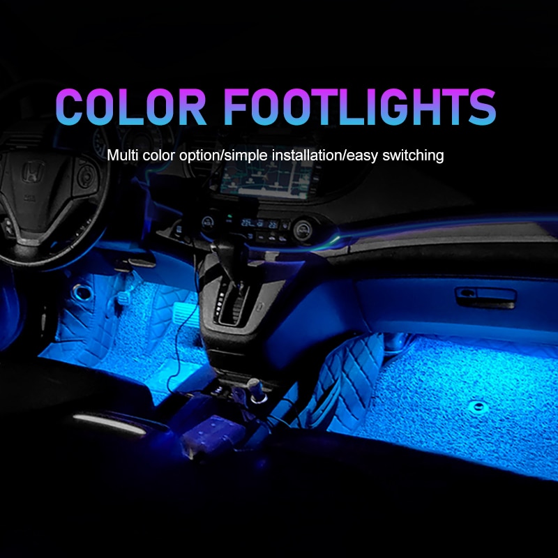 Auto Neonlicht Fuß licht LED I – Car Interior Neon Light Usb Bewertung und Preis