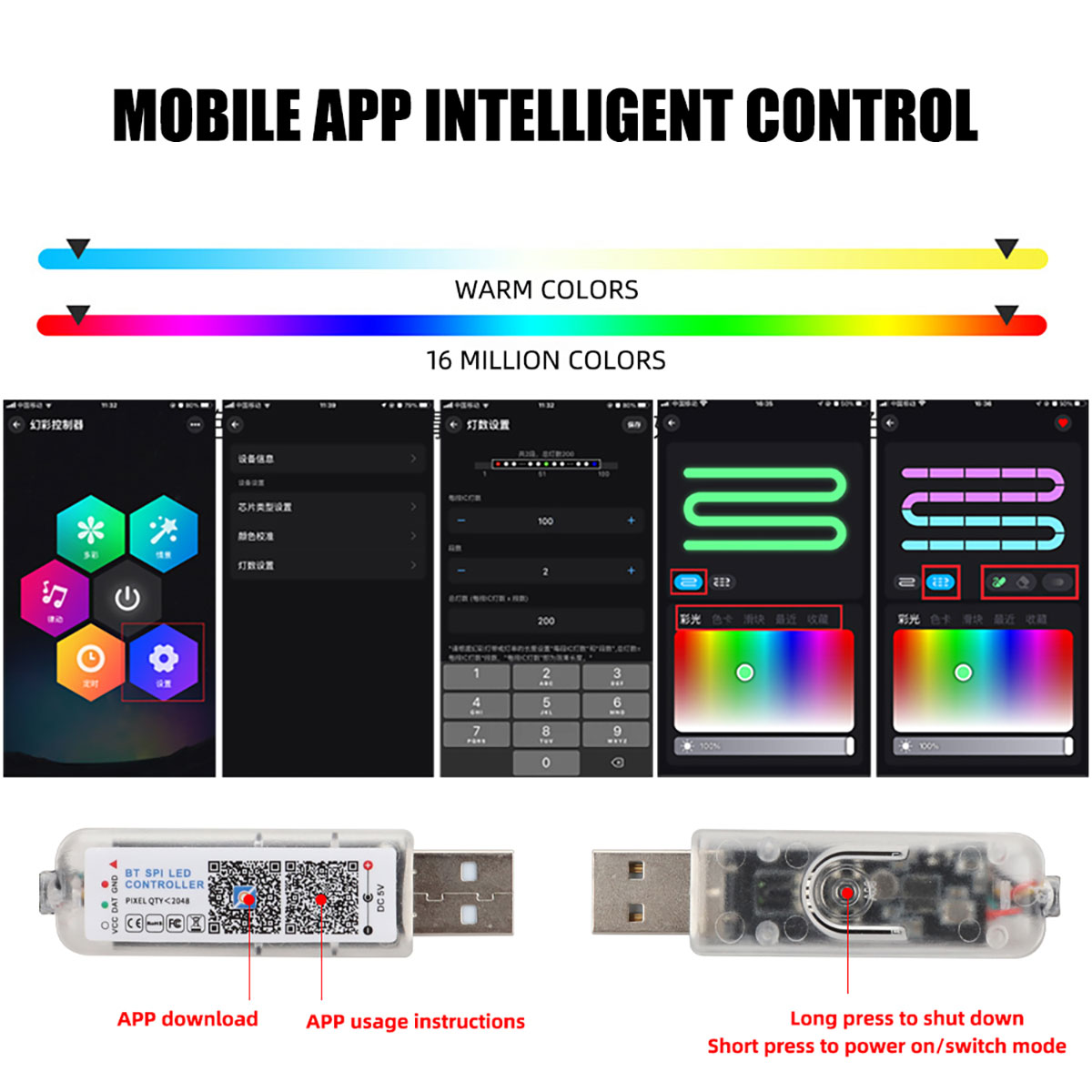 6/10 in 1 Auto Led Umgebungs L – Car Interior Led Strip App Control Bewertung und Preis