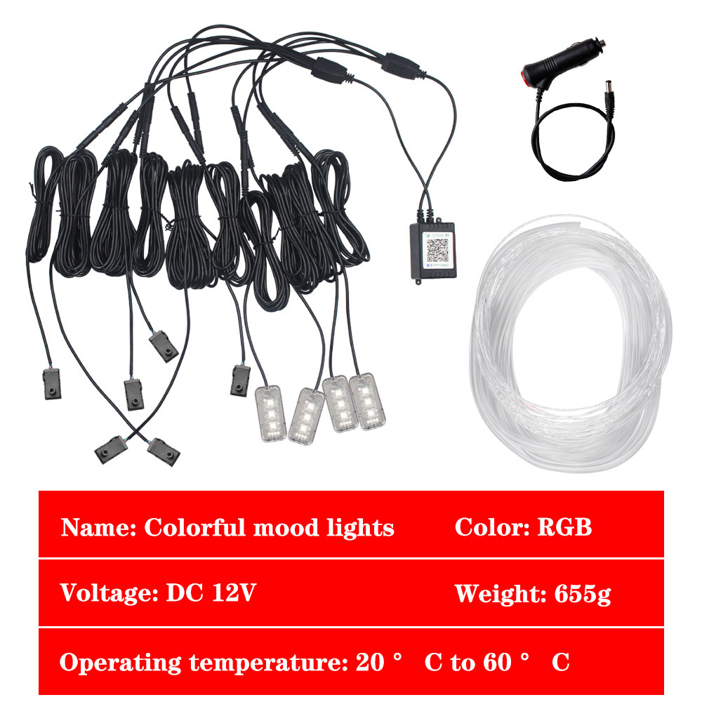 Auto 9/10-in-1 Zubehör Innenra – Car Dashboard Light Fiber Optic Bewertung und Preis