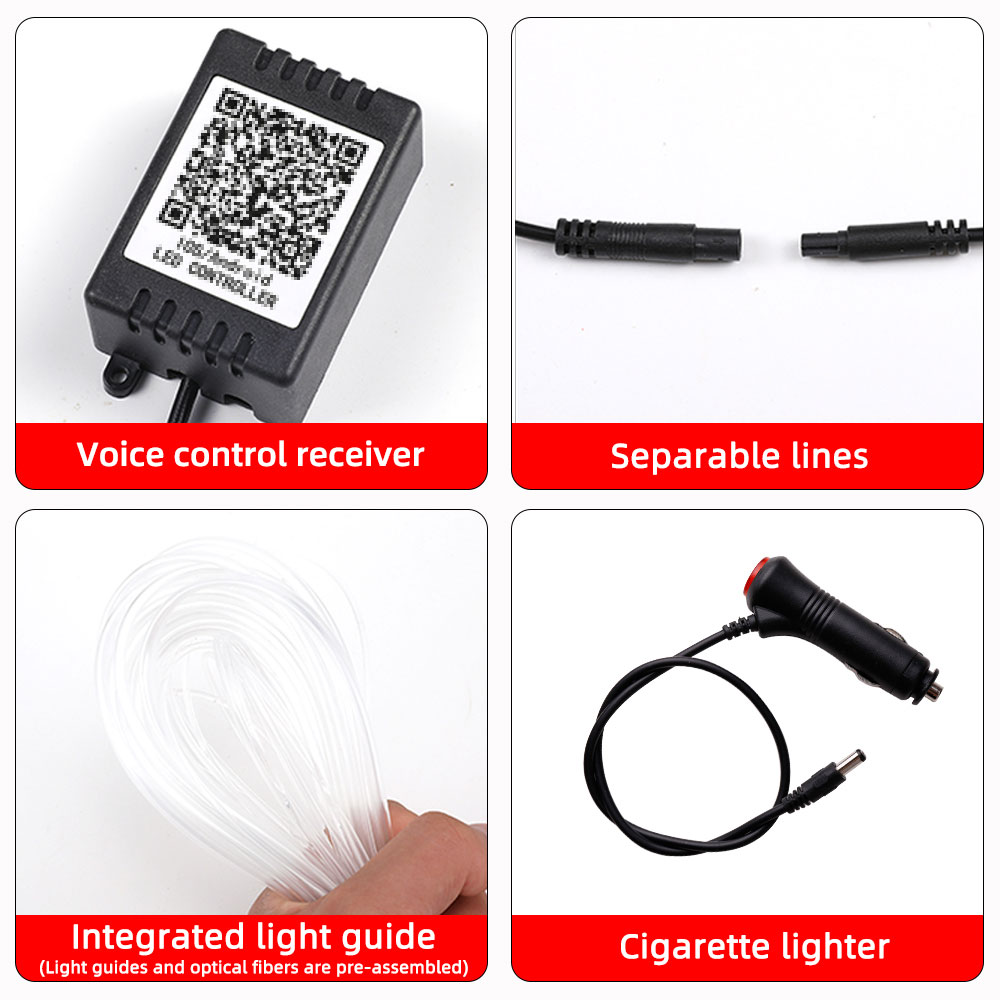 Auto 9/10-in-1 Zubehör Innenra – Car Dashboard Light Fiber Optic Bewertung und Preis