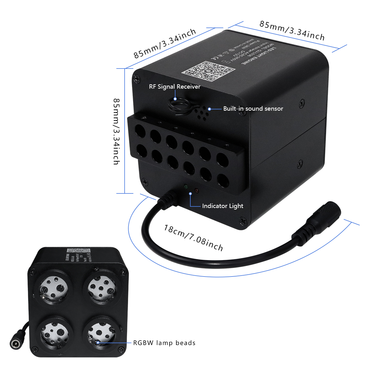 4Port 36W Twinkle RGBW Meteor  – Car Roof Star Light Fiber Optic Bewertung und Preis