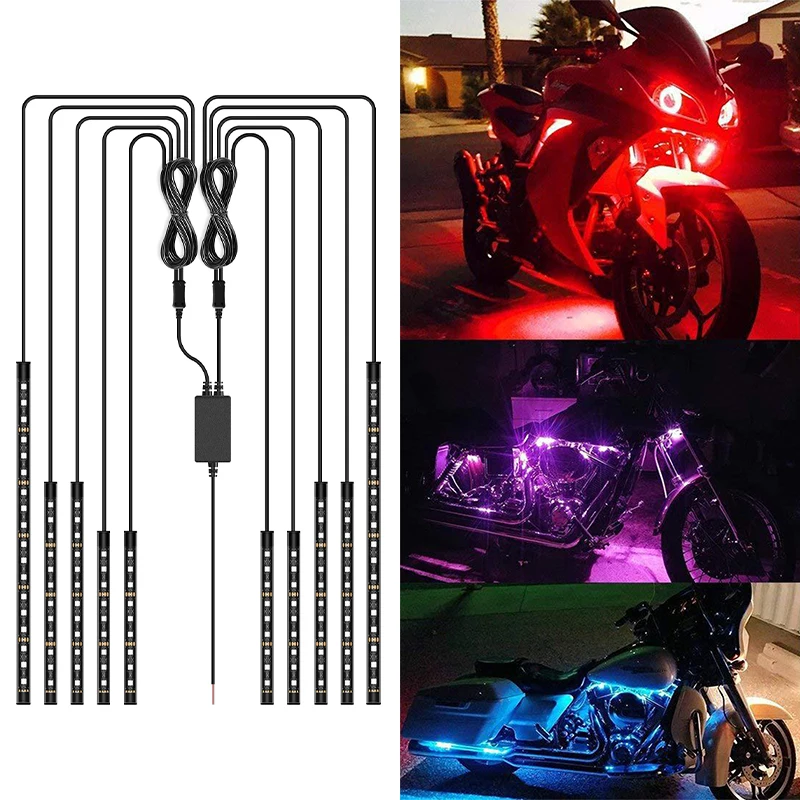 Motorrad Auto 12 stücke RGB Ap – Car Led Strip 12V Waterproof Bewertung und Preis