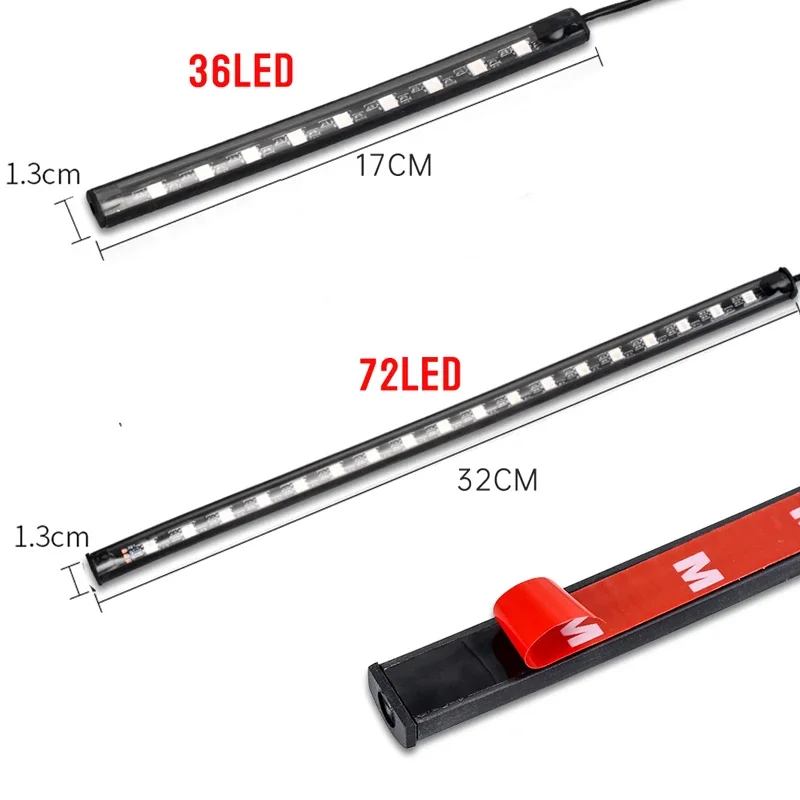 Motorrad Auto 12 stücke RGB Ap – Car Led Strip 12V Waterproof Bewertung und Preis