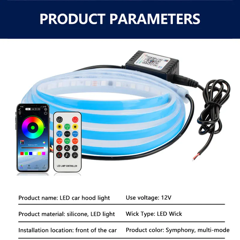 120/150/180 cm Auto Haube Deko – Car Led Strip 12V Waterproof Bewertung und Preis