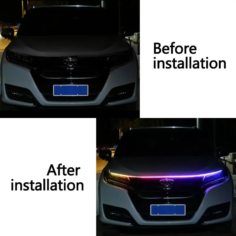 120/150/180 cm Auto Haube Deko – Car Led Strip 12V Waterproof Bewertung und Preis