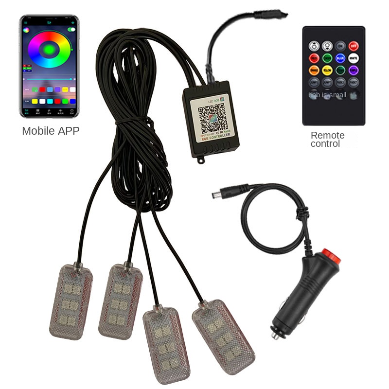 Neon Dual Control LED Auto Inn – Car Interior Neon Light Usb Bewertung und Preis