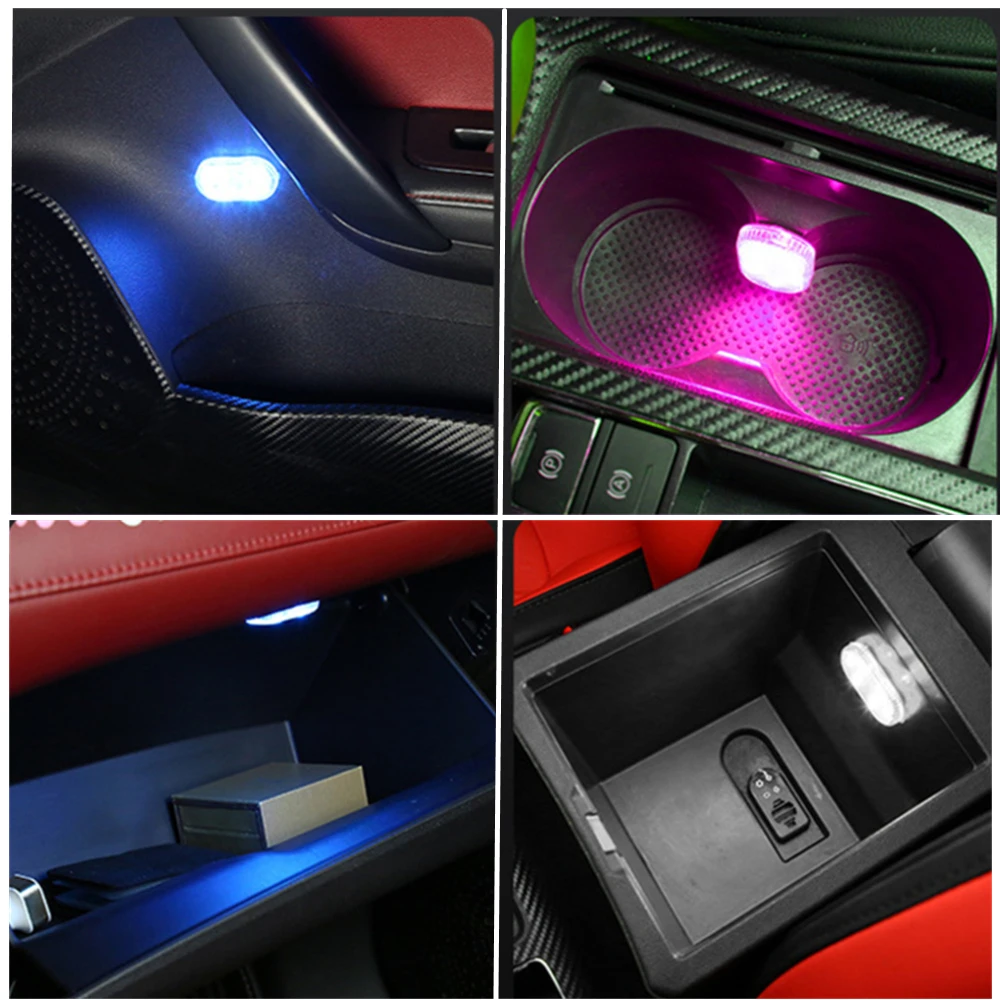 Drahtlose LED-Leuchten für den – Car Interior Neon Light Usb Bewertung und Preis