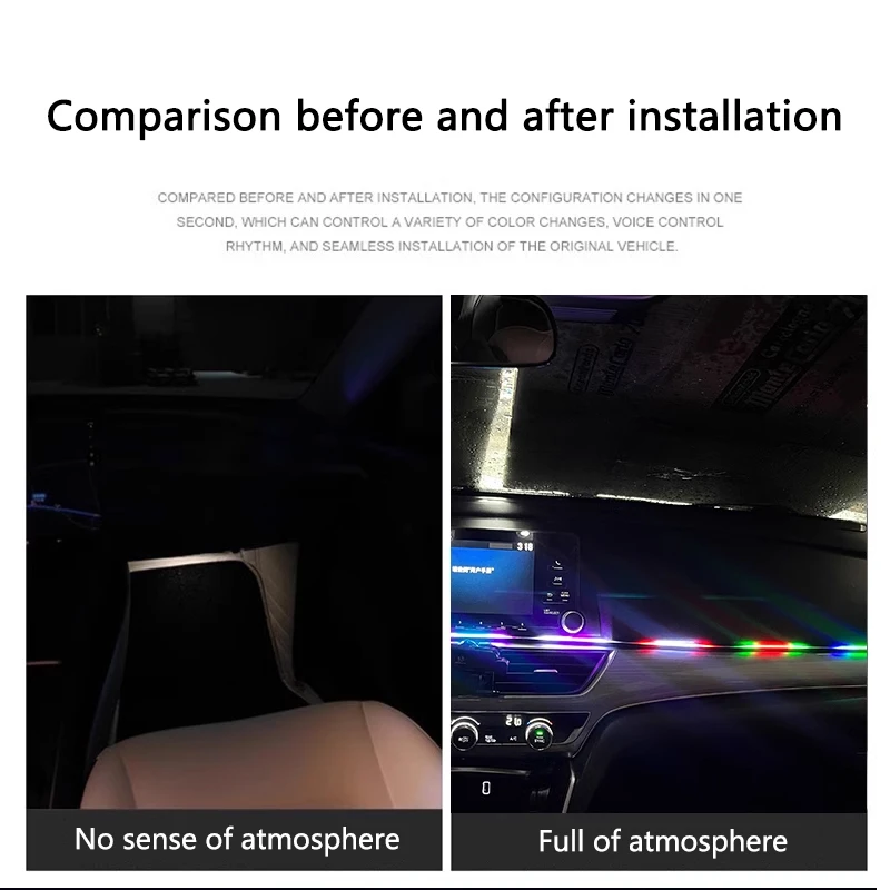 Bunte LED Auto Innen Versteckt – Car Interior Led Strip App Control Bewertung und Preis