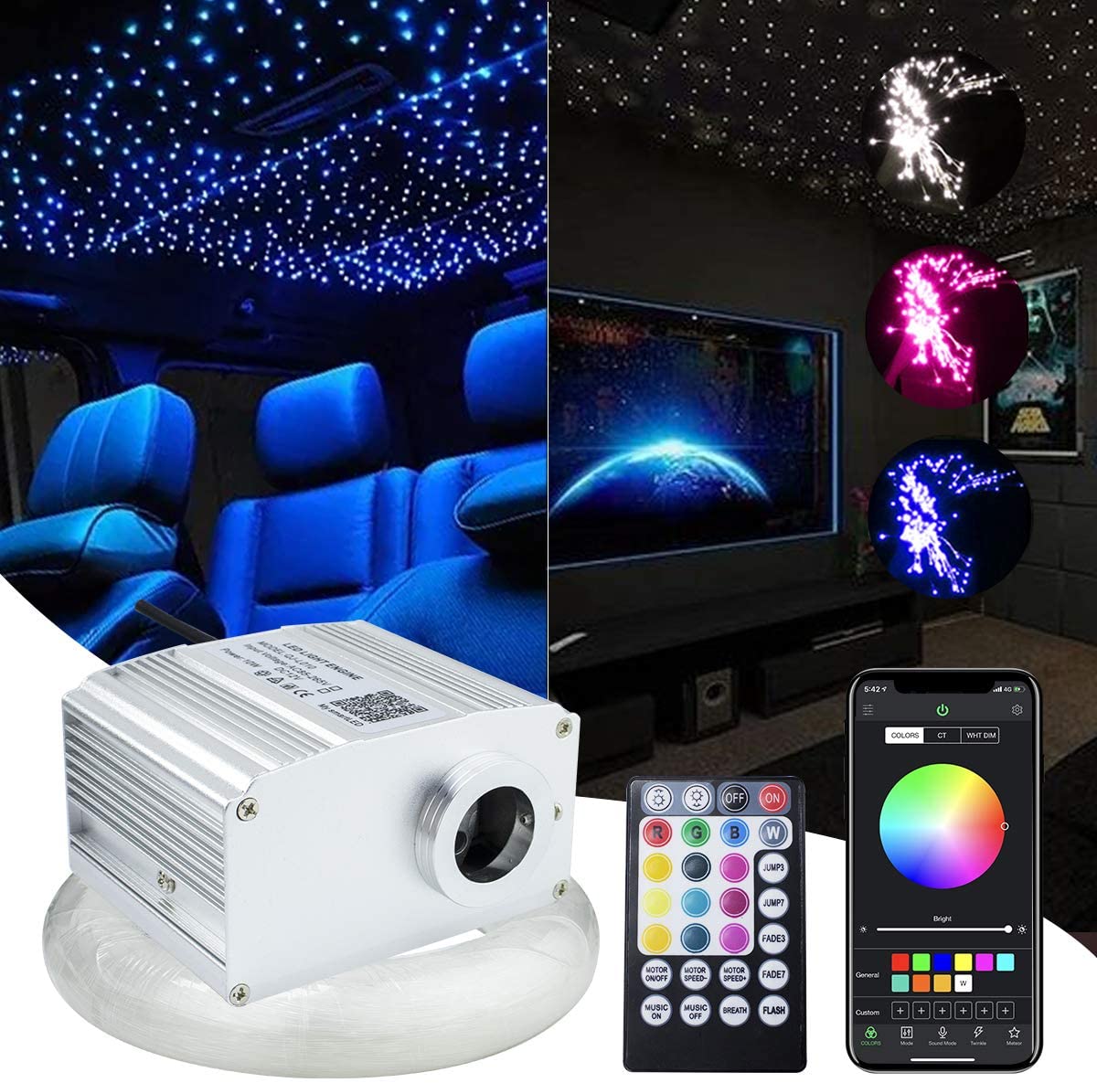 10W Glasfaser-Sternenhimmel-Be – Car Roof Star Light Fiber Optic Bewertung und Preis