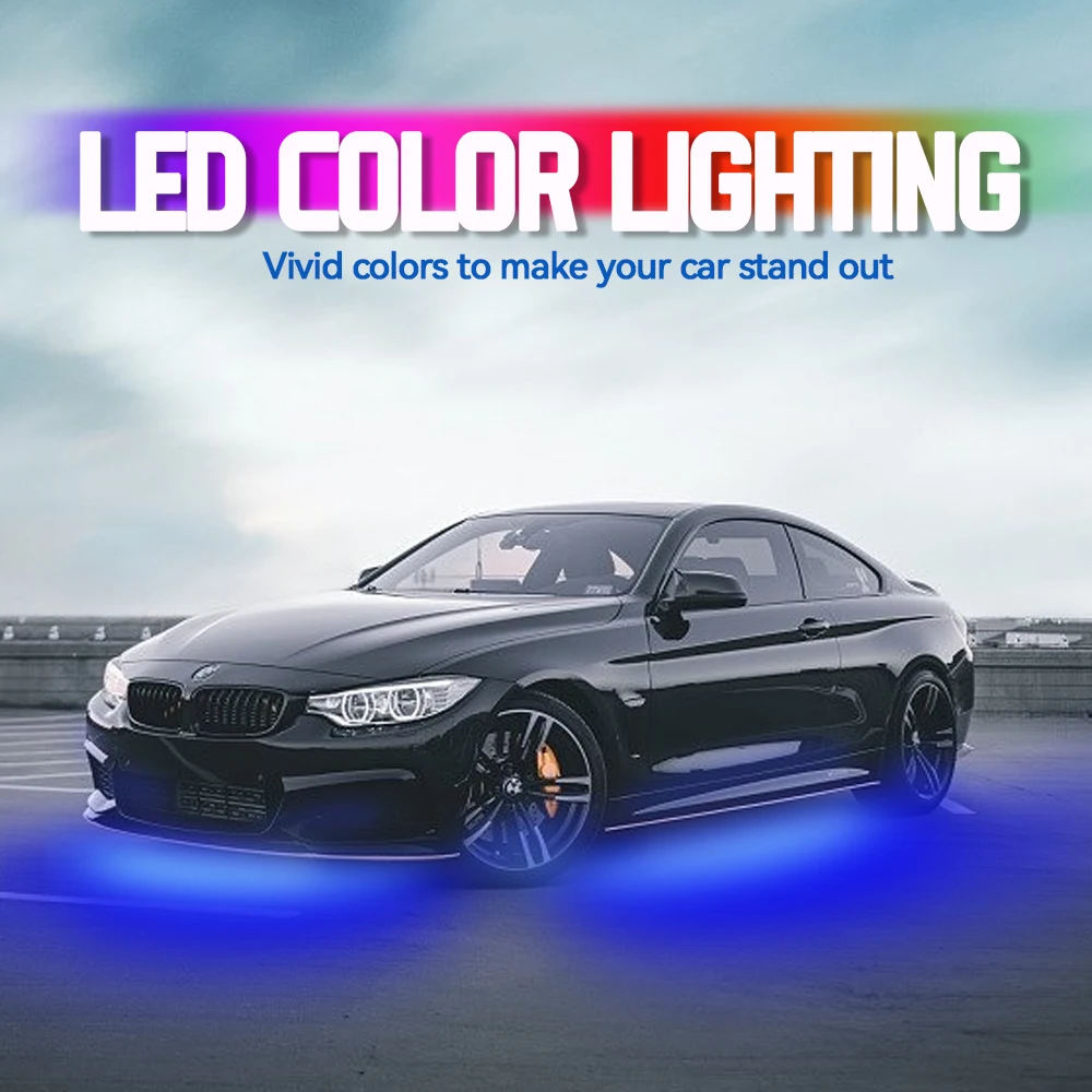 4 Stück RGB Auto-Unterboden-LE – Car Led Strip 12V Waterproof Bewertung und Preis