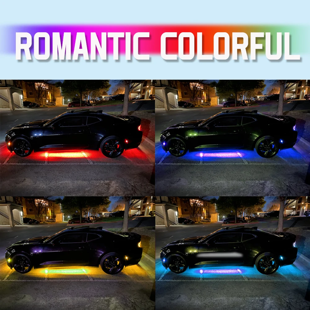 4 Stück RGB Auto-Unterboden-LE – Car Led Strip 12V Waterproof Bewertung und Preis
