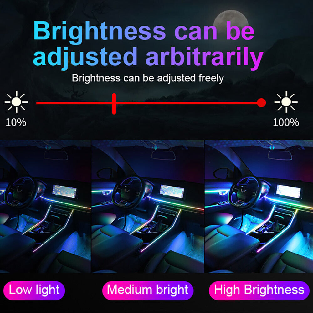 22 in 1 LED-Streifen Symphonie – Car Dashboard Light Fiber Optic Bewertung und Preis
