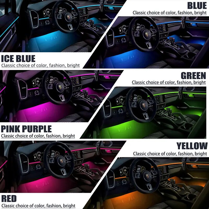 6/18 in 1 rbg 64 Farbe Auto Um – Car Ambient Lighting 64 Color Bewertung und Preis