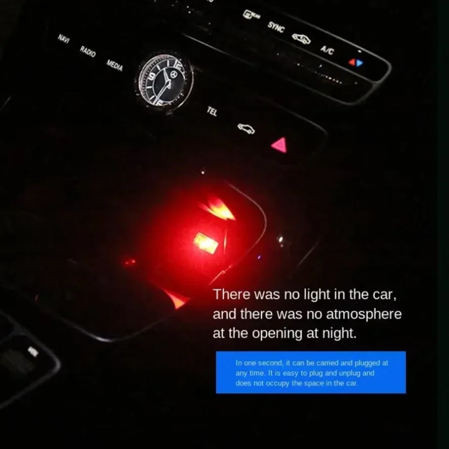 5 TEILE/PAKET Mini 5V USB LED  – Car Interior Neon Light Usb Bewertung und Preis