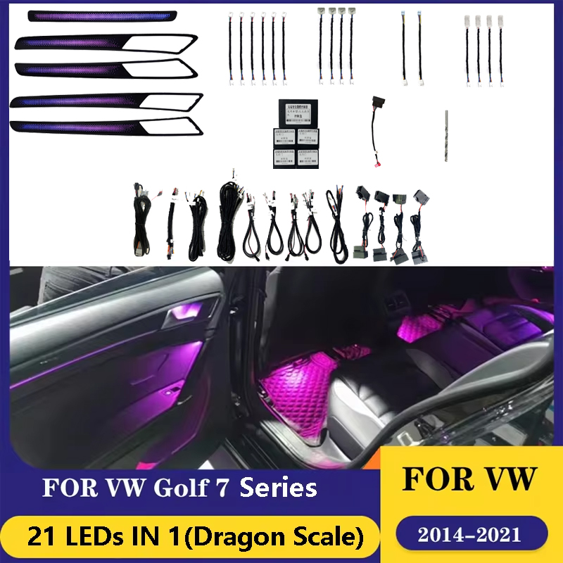 21-in-1 Ambientebeleuchtungs-S – Car Ambient Lighting 64 Color Bewertung und Preis