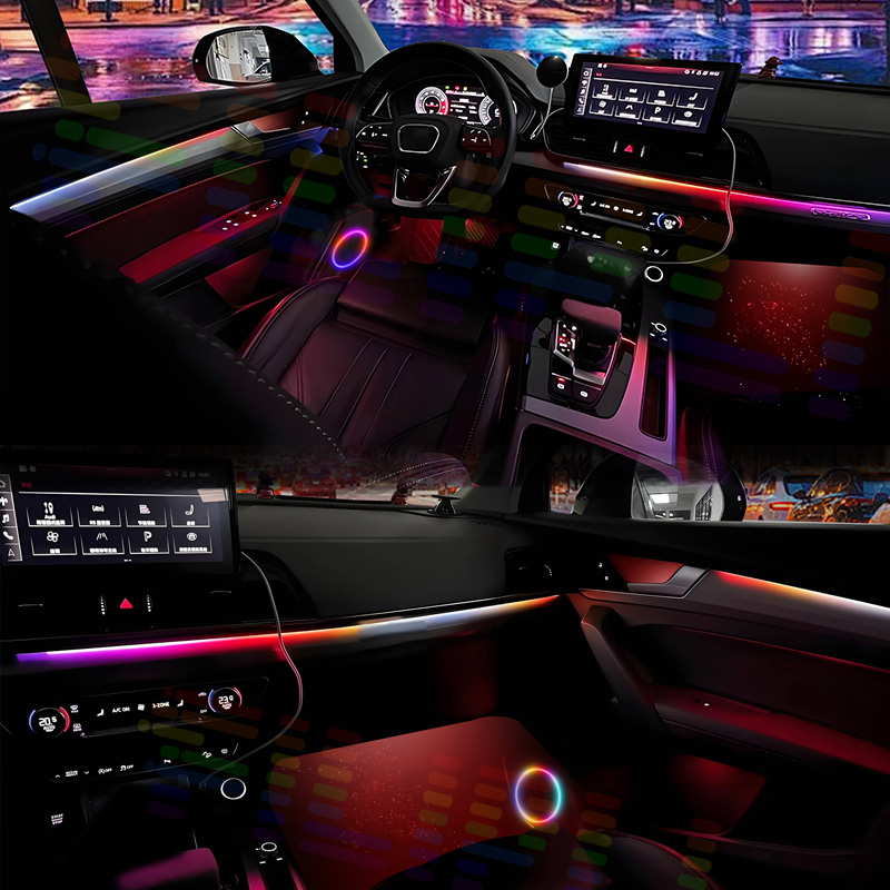 Für Ambientebeleuchtung App Un – Car Interior Led Strip App Control Bewertung und Preis