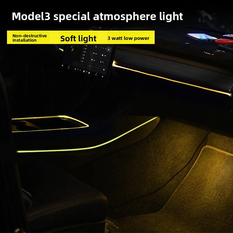 Geeignet für 2018-2026 Model 3 – Car Dashboard Light Fiber Optic Bewertung und Preis