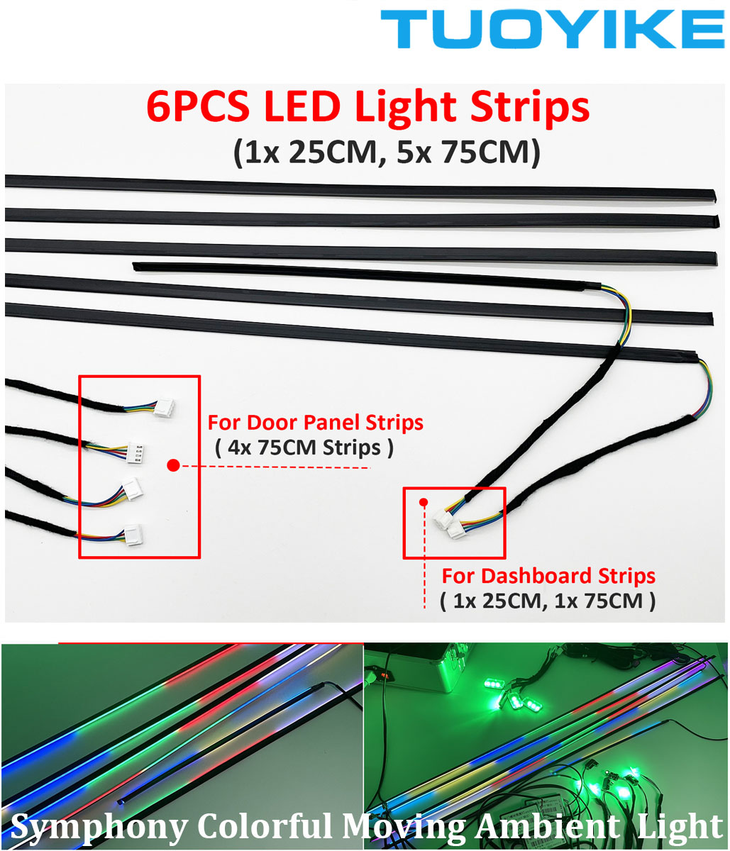 Ersatz für 18 in 1 LED Symphon – Car Dashboard Light Fiber Optic Bewertung und Preis