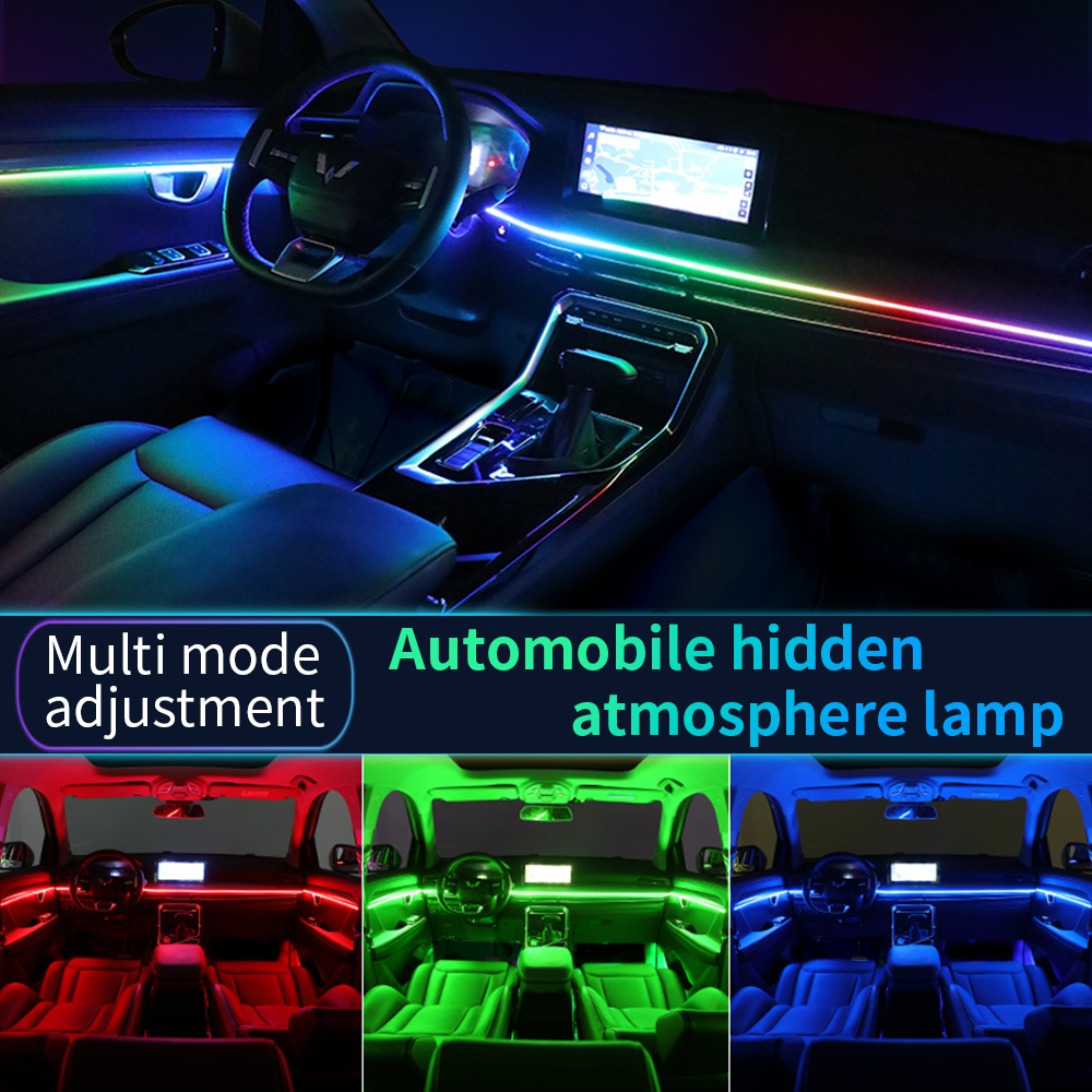 RGB LED Auto Atmosphäre Licht  – Car Dashboard Light Fiber Optic Bewertung und Preis