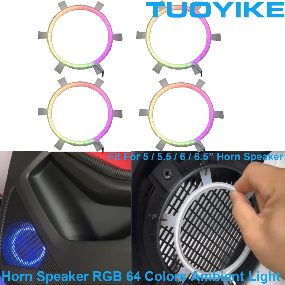 4PCS LED Symphony Car Audio Ho – Car Ambient Light Door Panel Acrylic Bewertung und Preis
